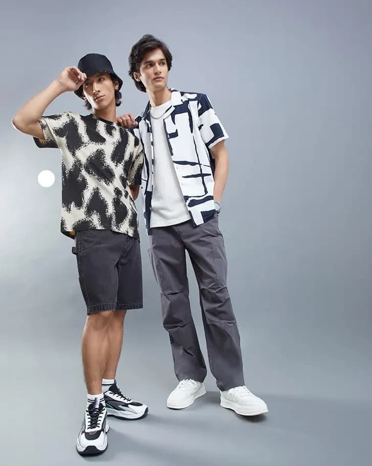 Men's Solid Casual Pants